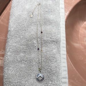 Heidi Klum sterling multi gemstone with pendant